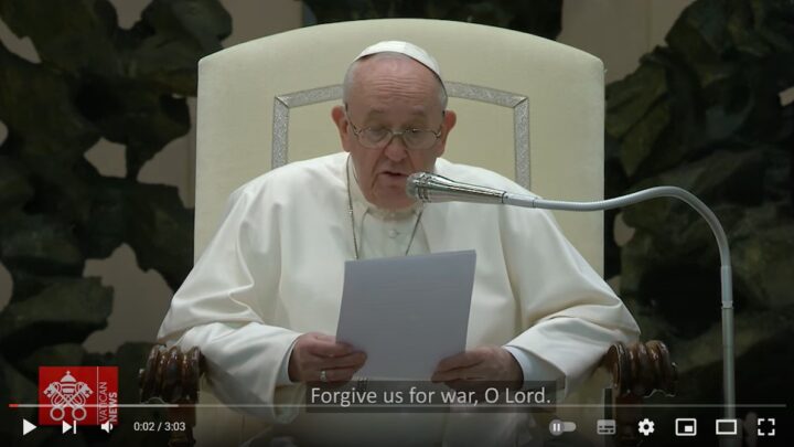 Forgive us for war, O Lord
