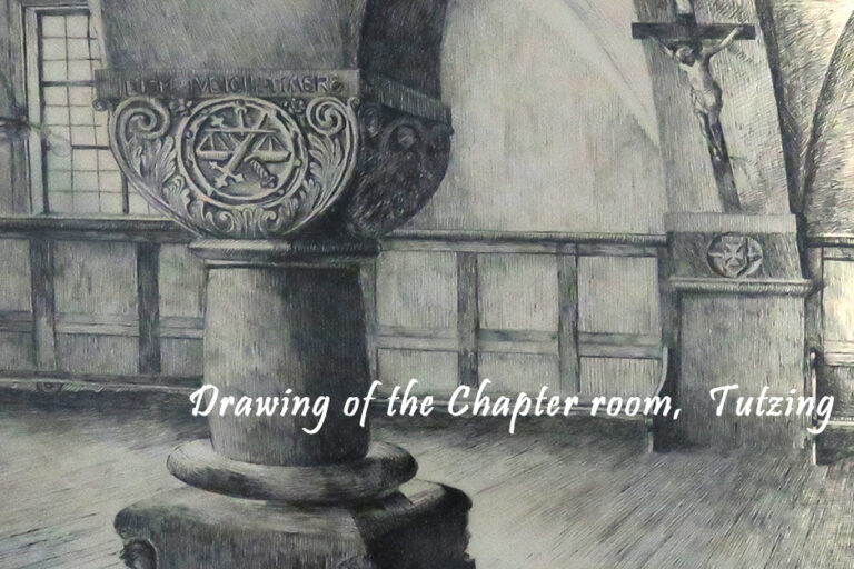 drawing of the chapter room tutzing