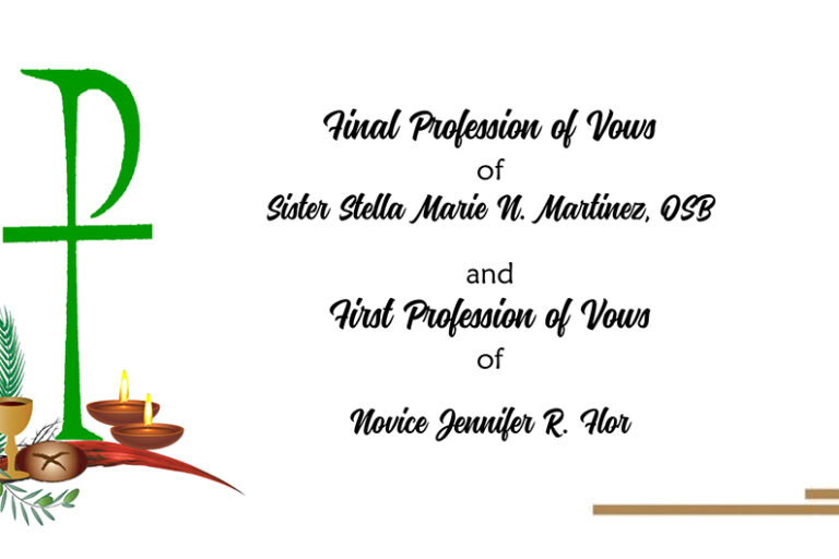 Invitation Final and First Profession of Vows