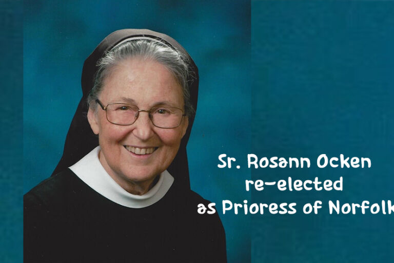 Sr. Rosann Ocken re-elected as Prioress of Norfolk