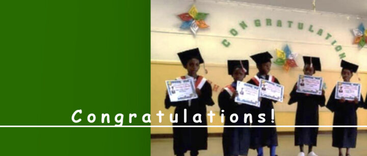 HEARTY CONGRATULATIONS TO OUR PRESCHOOL CHILDREN