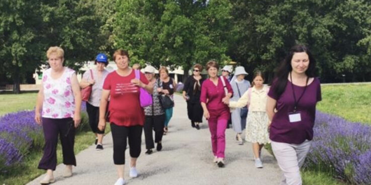 Hanging out with the seniors